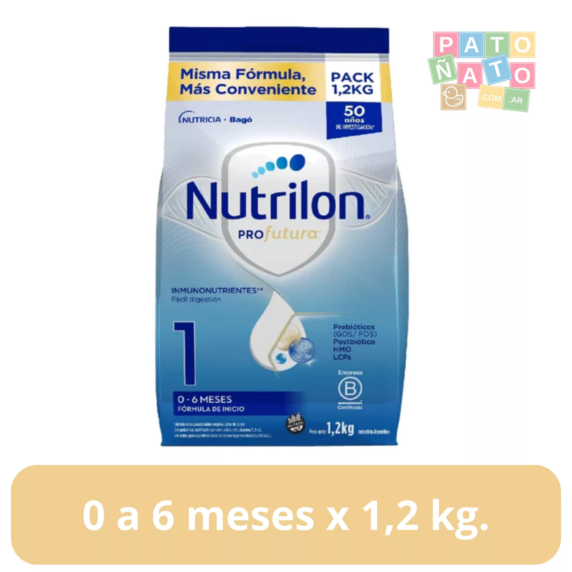 Nutrilon 1 x 1,2 kg.