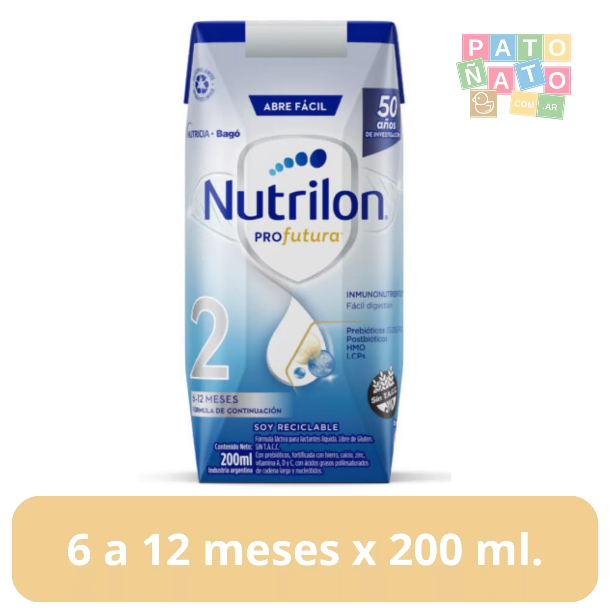 Nutrilon 2 x 200 ml.
