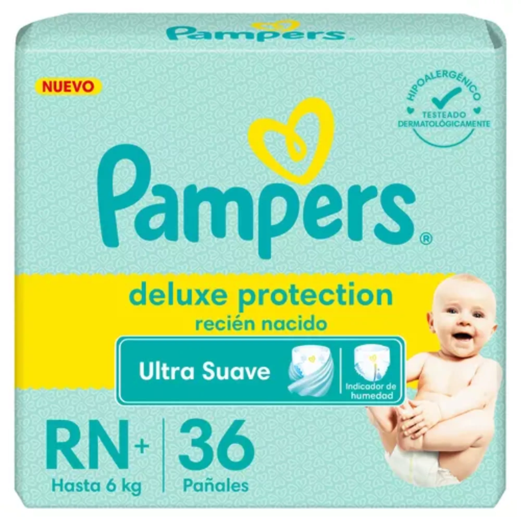 Pampers Deluxe Protection RN+ x 36