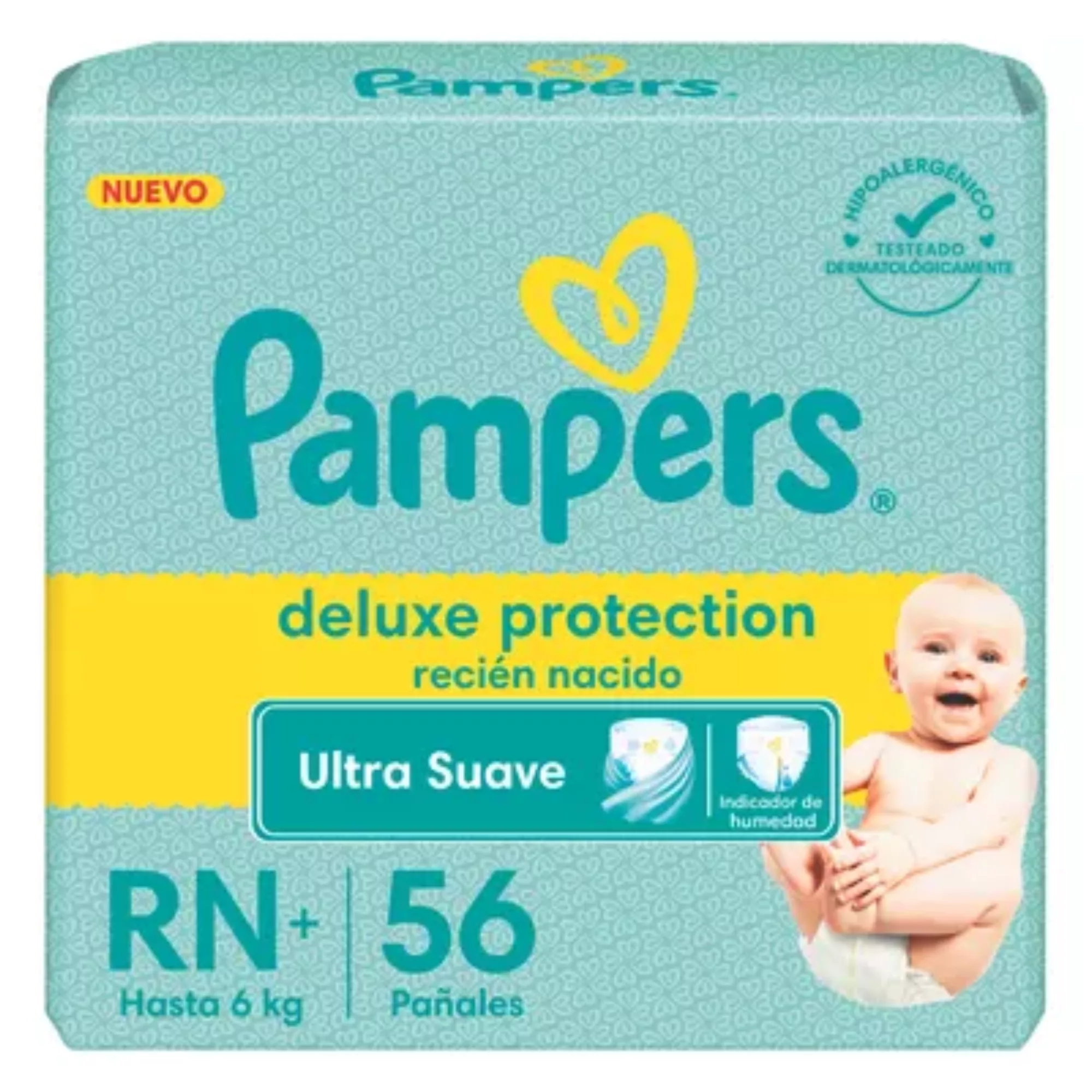 Pampers Deluxe Protection RN+ x56