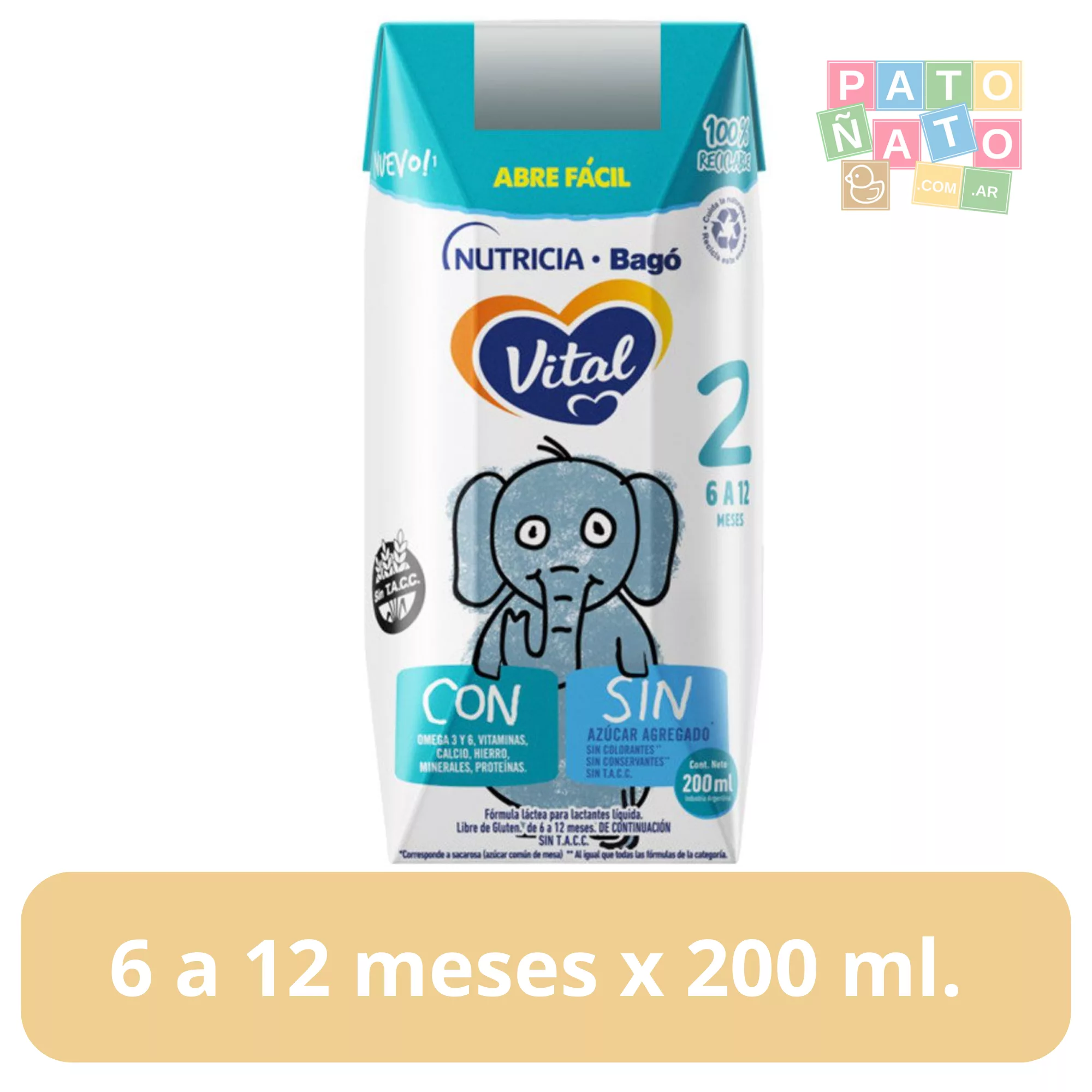 Vital 2 x 200 ml.